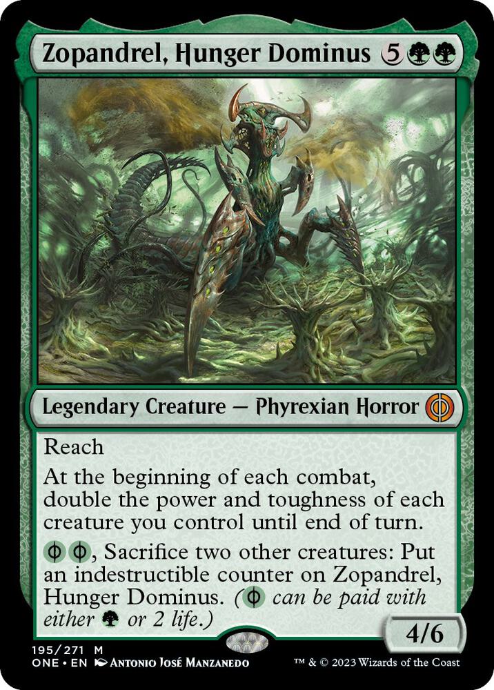 Zopandrel, Hunger Dominus 195 (Phyrexia: All Will Be One)  | Good Games Modbury