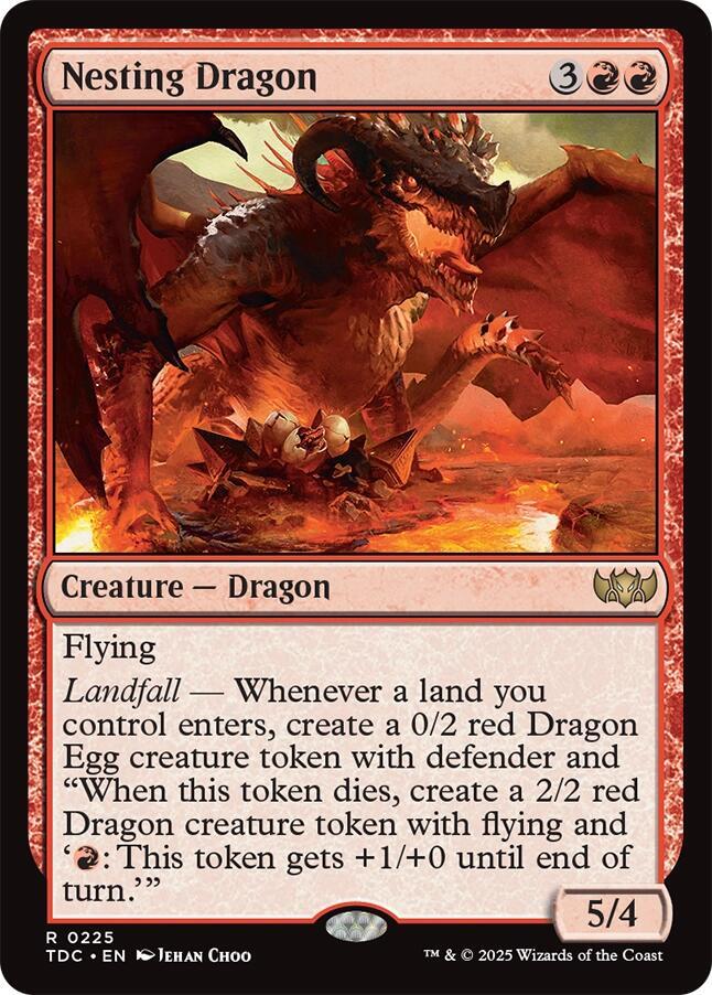 Nesting Dragon 225 (Commander: Tarkir: Dragonstorm)  | Good Games Modbury