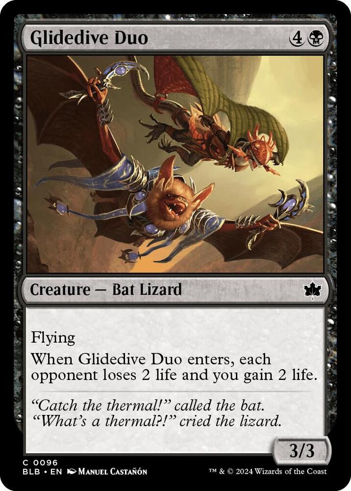Glidedive Duo 96 (Bloomburrow)  - Foil | Good Games Modbury