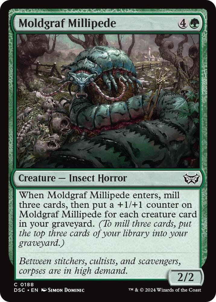 Moldgraf Millipede 188/40 (Commander: Duskmourn: House of Horror)  | Good Games Modbury