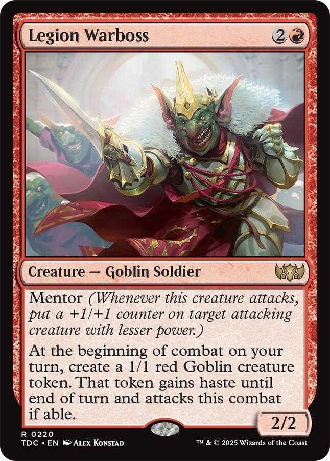 Legion Warboss 220 (Commander: Tarkir: Dragonstorm)  | Good Games Modbury
