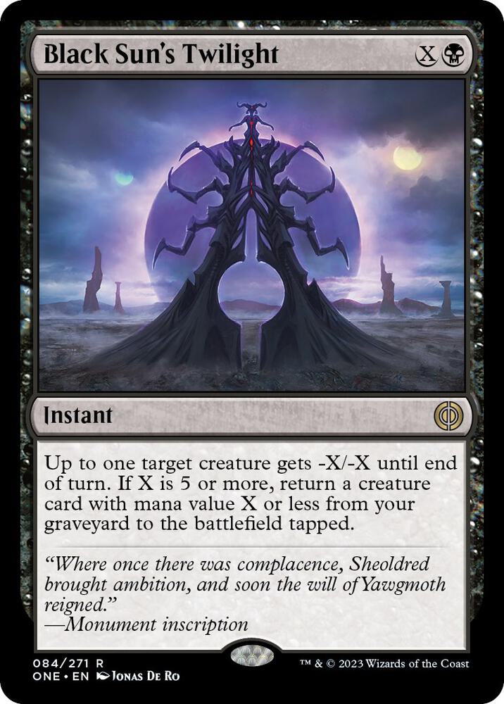 Black Sun's Twilight 84 (Phyrexia: All Will Be One)  | Good Games Modbury