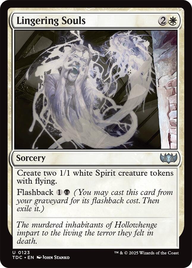 Lingering Souls 123 (Commander: Tarkir: Dragonstorm)  | Good Games Modbury