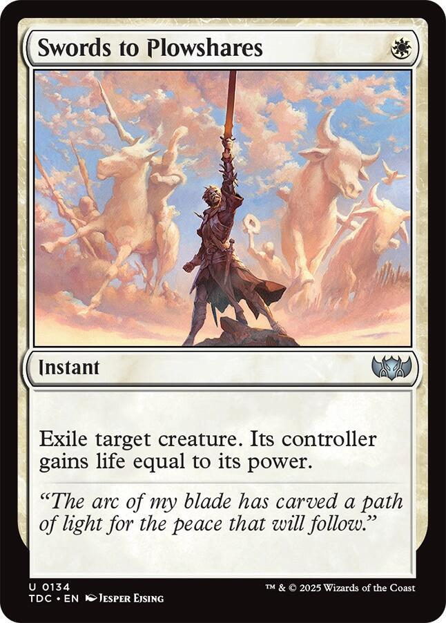 Swords to Plowshares 134 (Commander: Tarkir: Dragonstorm)  | Good Games Modbury