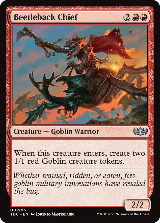 Beetleback Chief 205 (Commander: Tarkir: Dragonstorm)  | Good Games Modbury