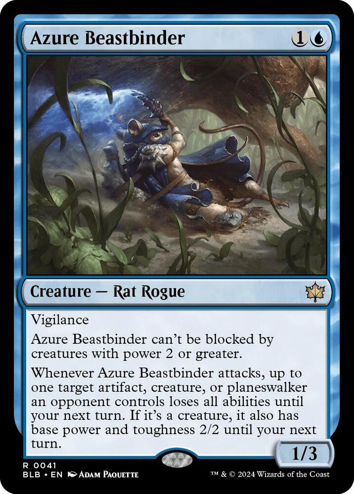 Azure Beastbinder 41 (Bloomburrow)  - Foil | Good Games Modbury
