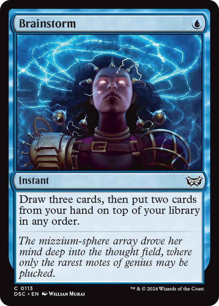 Brainstorm 113/40 (Commander: Duskmourn: House of Horror)  | Good Games Modbury