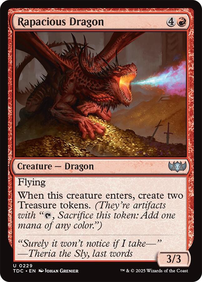 Rapacious Dragon 229 (Commander: Tarkir: Dragonstorm)  | Good Games Modbury