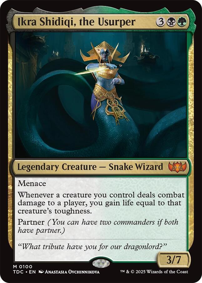 Ikra Shidiqi, the Usurper 100 (Commander: Tarkir: Dragonstorm)  | Good Games Modbury