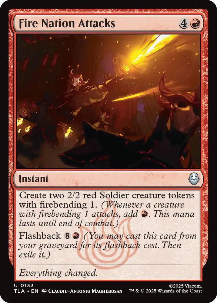 Fire Nation Attacks 133 (Avatar: The Last Airbender)  - Foil | Good Games Modbury