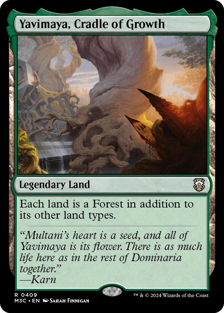 Yavimaya, Cradle of Growth 409 (Commander: Modern Horizons 3)  | Good Games Modbury