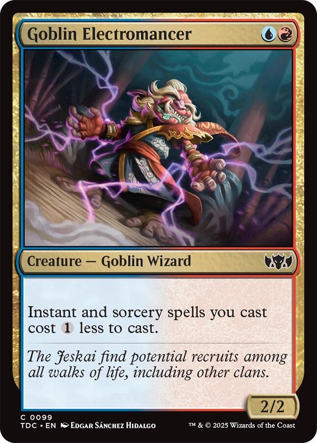 Goblin Electromancer 99 (Commander: Tarkir: Dragonstorm)  | Good Games Modbury