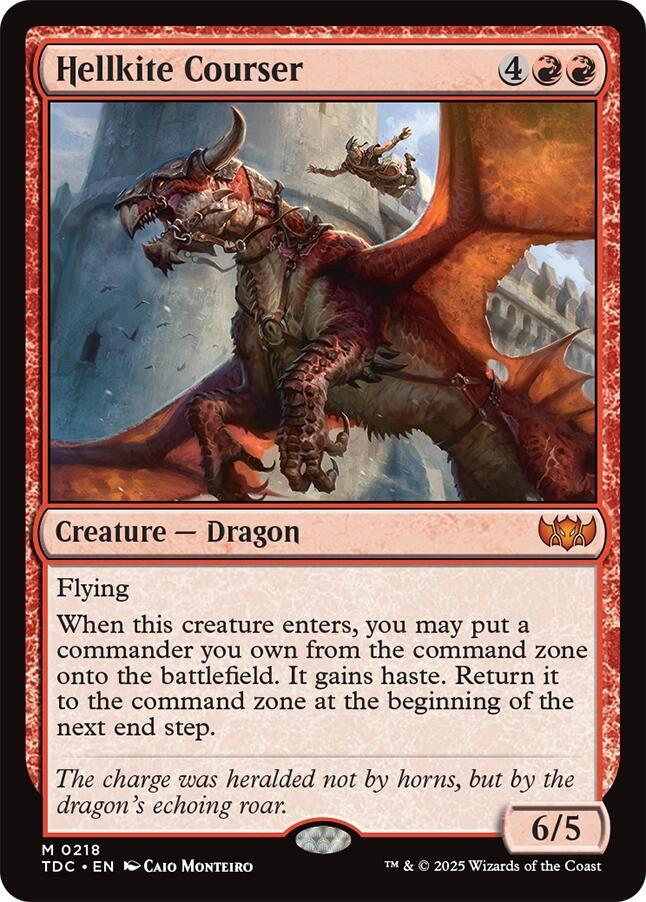 Hellkite Courser 218 (Commander: Tarkir: Dragonstorm)  | Good Games Modbury