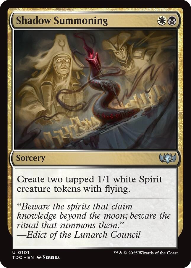Shadow Summoning 101 (Commander: Tarkir: Dragonstorm)  | Good Games Modbury