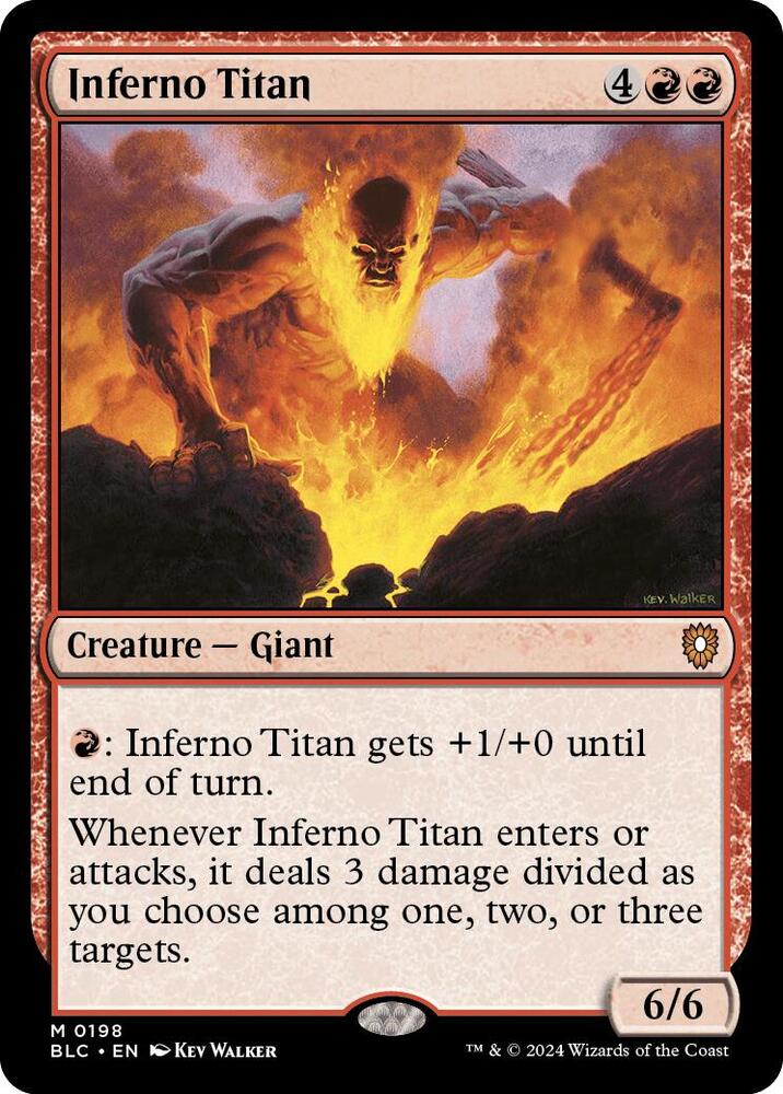 Inferno Titan 198/40 (Commander: Bloomburrow)  | Good Games Modbury