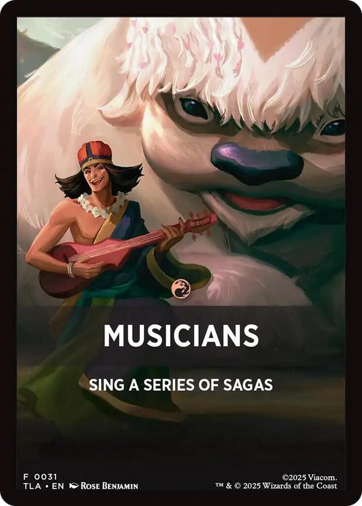 Musicians Theme Card 31 (Avatar: The Last Airbender)  | Good Games Modbury
