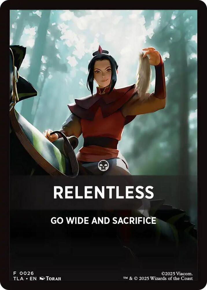 Relentless Theme Card 26 (Avatar: The Last Airbender)  | Good Games Modbury