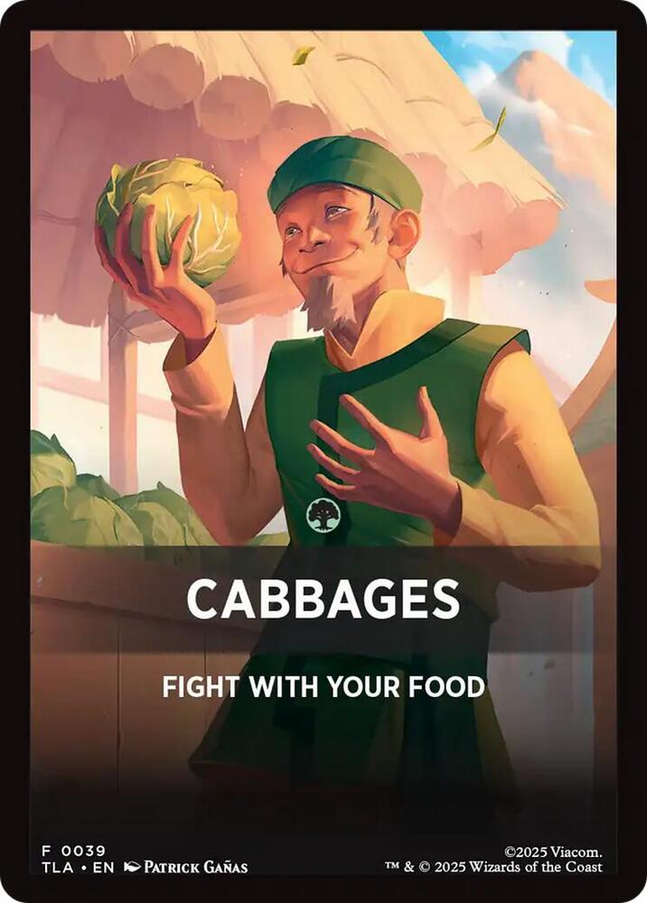 Cabbages Theme Card 39 (Avatar: The Last Airbender)  | Good Games Modbury