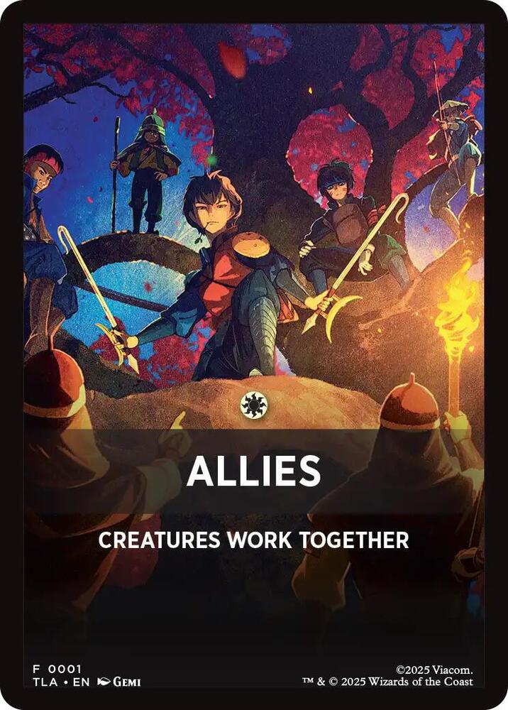 Allies Theme Card 1 (Avatar: The Last Airbender)  | Good Games Modbury