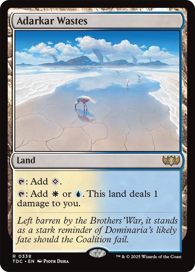 Adarkar Wastes 338 (Commander: Tarkir: Dragonstorm)  | Good Games Modbury