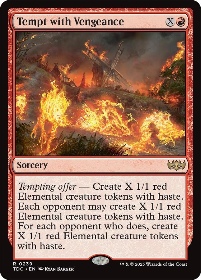 Tempt with Vengeance 239 (Commander: Tarkir: Dragonstorm)  | Good Games Modbury