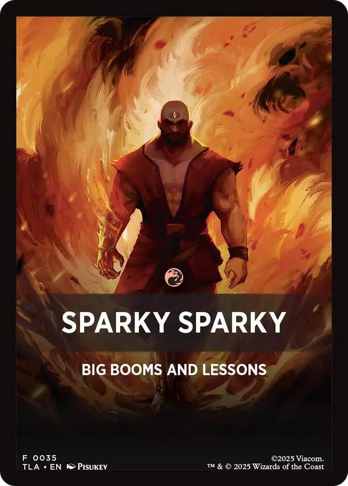 Sparky Sparky Theme Card 35 (Avatar: The Last Airbender)  | Good Games Modbury
