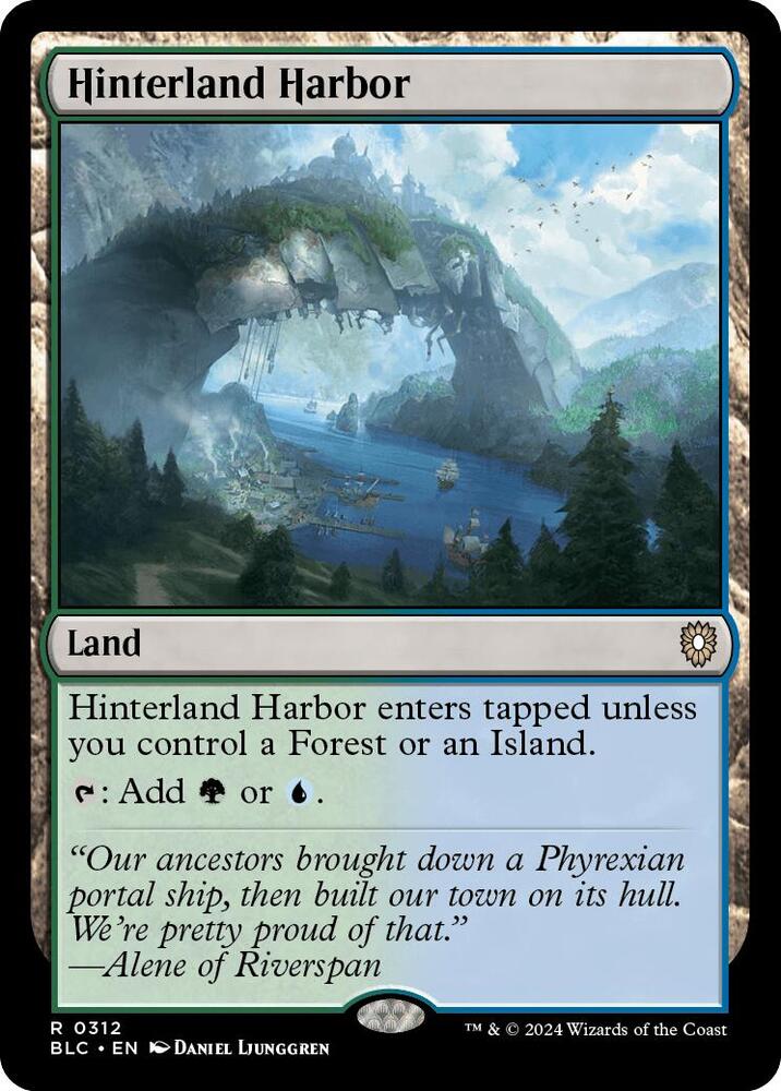 Hinterland Harbor 312 (Commander: Bloomburrow)  | Good Games Modbury