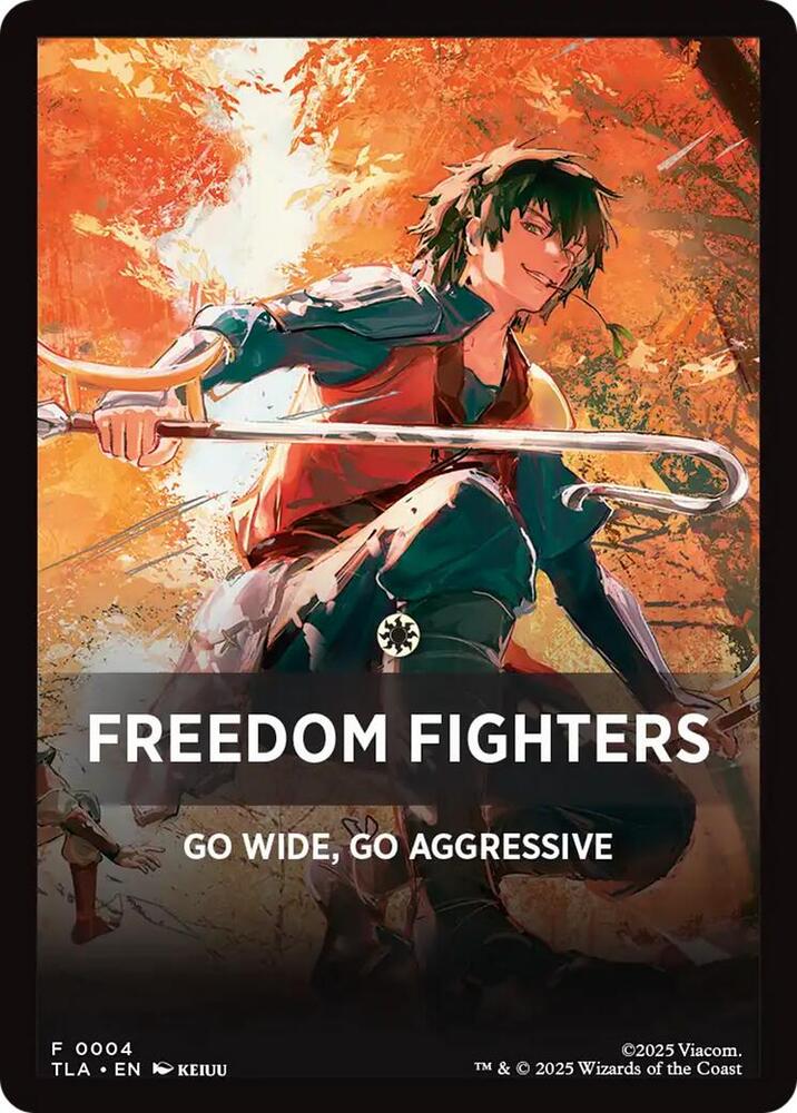 Freedom Fighters Theme Card 4 (Avatar: The Last Airbender)  | Good Games Modbury