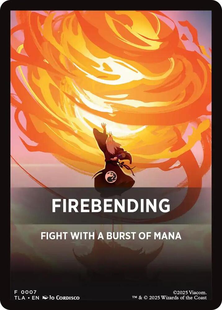 Firebending Theme Card 0007 7 (Avatar: The Last Airbender)  | Good Games Modbury