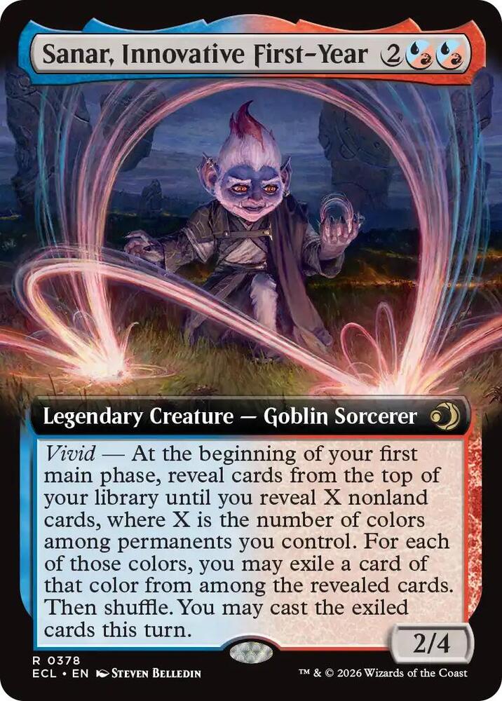 Sanar, Innovative First-Year 378 (Lorwyn Eclipsed)  - Extended Art | Good Games Modbury