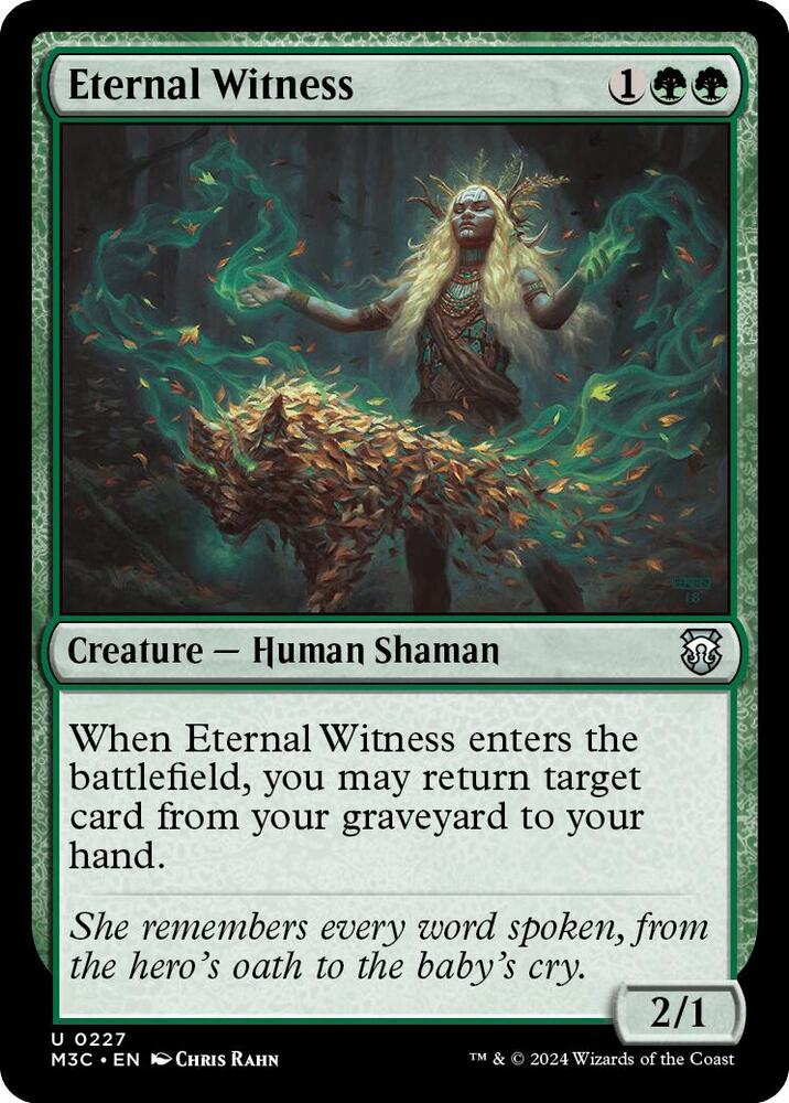 Eternal Witness 227 (Commander: Modern Horizons 3)  | Good Games Modbury