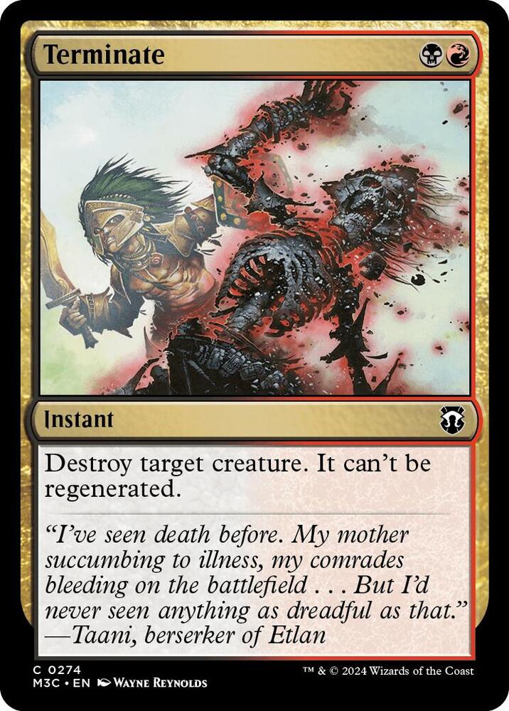 Terminate 274/411 (Commander: Modern Horizons 3)  | Good Games Modbury