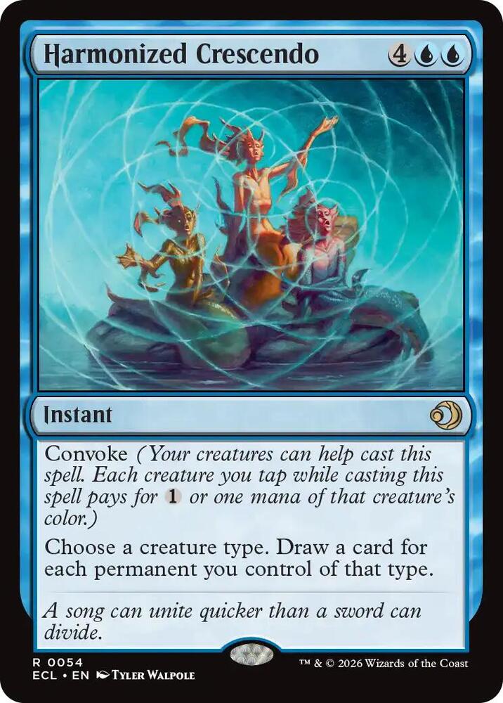Harmonized Crescendo 54 (Lorwyn Eclipsed)  - Foil | Good Games Modbury