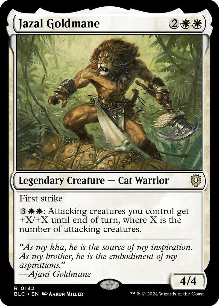 Jazal Goldmane 142 (Commander: Bloomburrow)  | Good Games Modbury