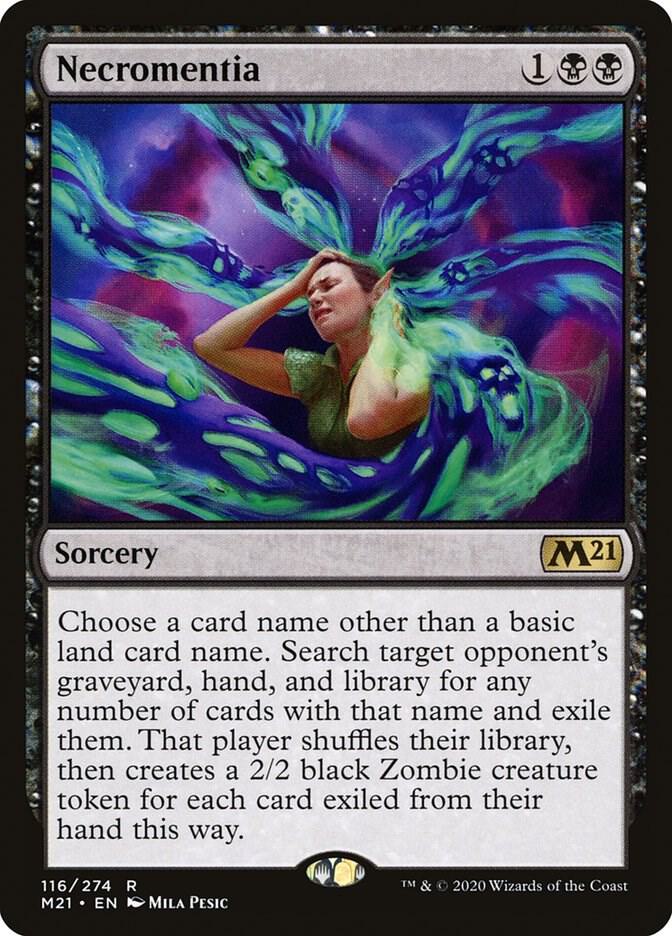 Necromentia 116/274 (Core Set 2021)  - Foil | Good Games Modbury