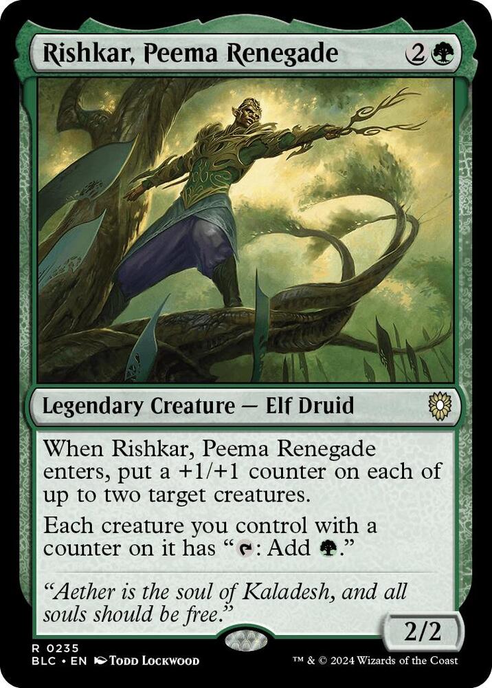 Rishkar, Peema Renegade 235 (Commander: Bloomburrow)  | Good Games Modbury
