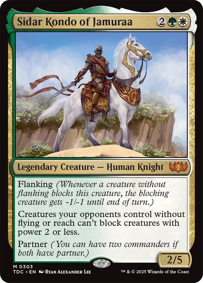 Sidar Kondo of Jamuraa 303 (Commander: Tarkir: Dragonstorm)  | Good Games Modbury