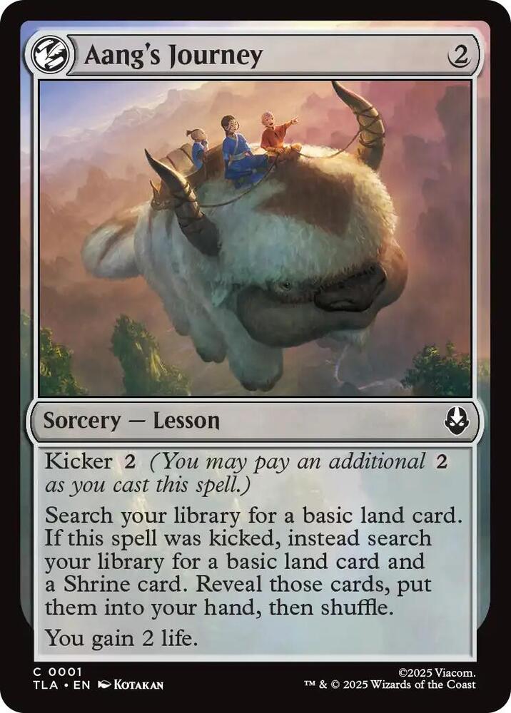 Aang's Journey 1 (Avatar: The Last Airbender)  - Foil | Good Games Modbury