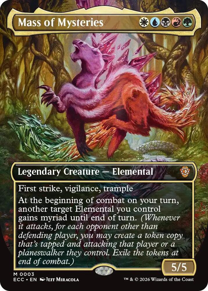Mass of Mysteries  3/176 (Commander: Lorwyn Eclipsed)  - Borderless Foil | Good Games Modbury