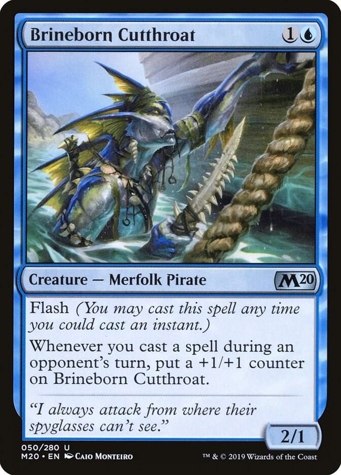 Brineborn Cutthroat 50/280 (Core Set 2020)  - Foil | Good Games Modbury
