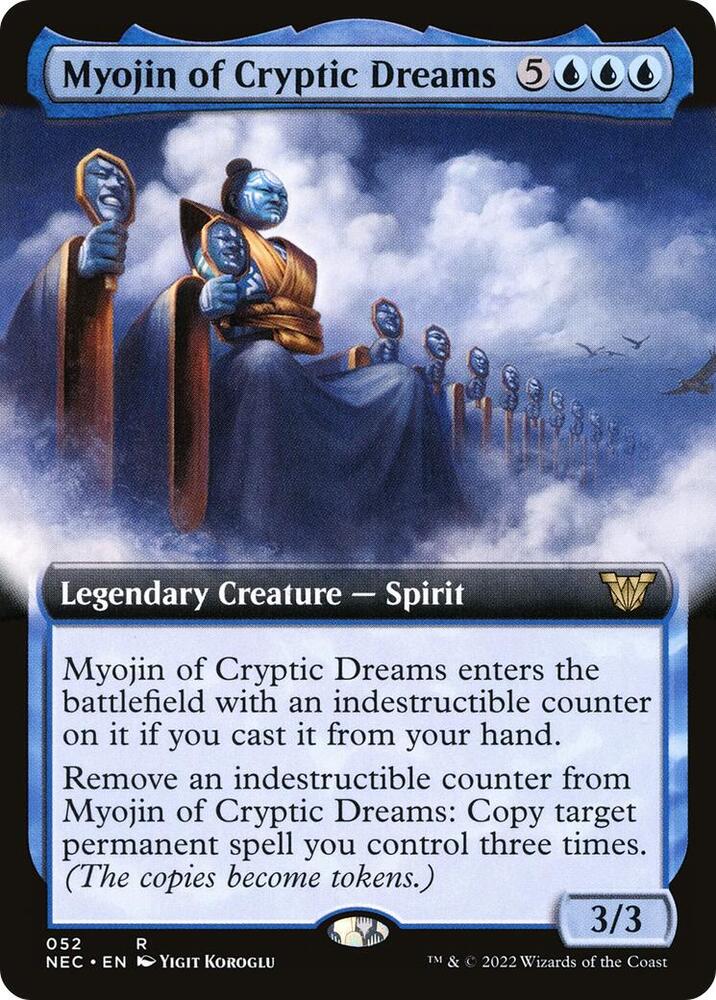 Myojin of Cryptic Dreams 52/38 (Commander: Kamigawa: Neon Dynasty)  - Extended Art | Good Games Modbury
