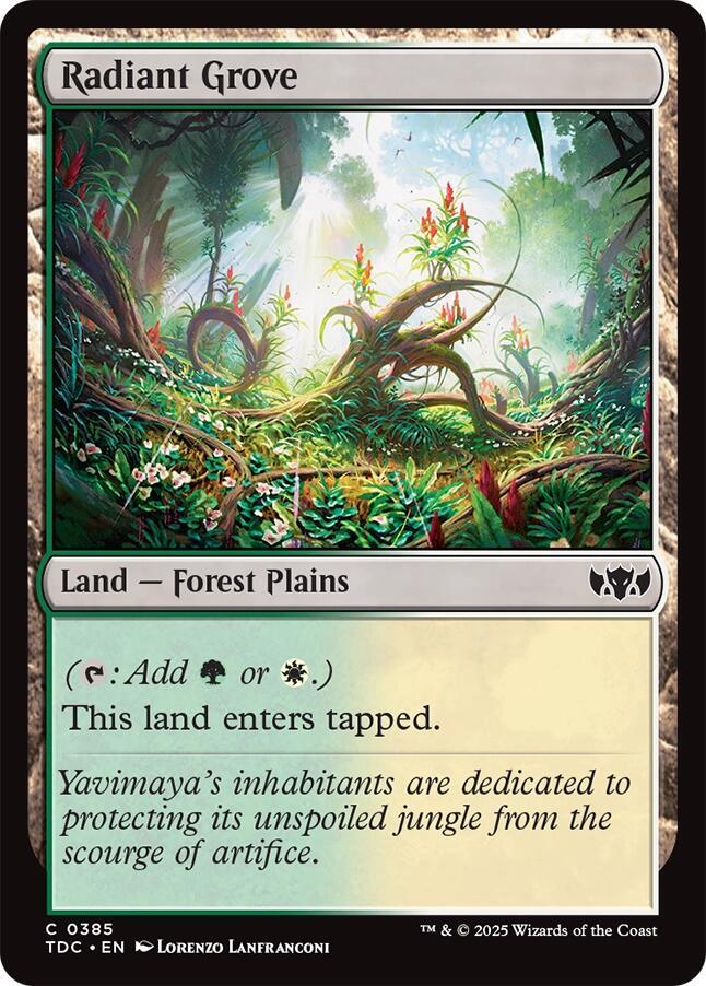 Radiant Grove 385 (Commander: Tarkir: Dragonstorm)  | Good Games Modbury