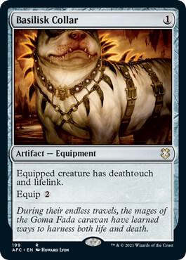 Basilisk Collar 199/62 (Commander: Adventures in the Forgotten Realms)  | Good Games Modbury