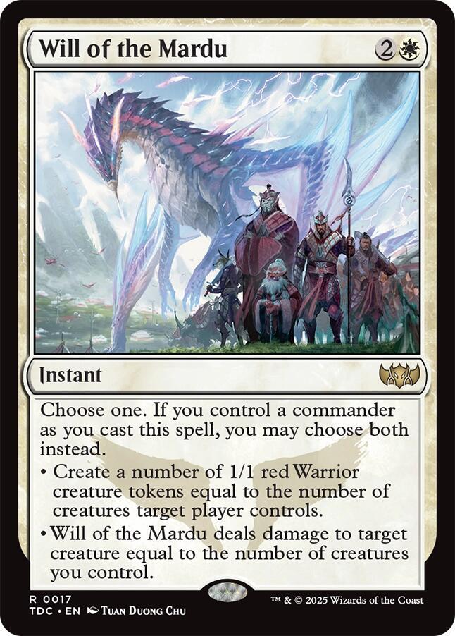 Will of the Mardu 17 (Commander: Tarkir: Dragonstorm)  | Good Games Modbury