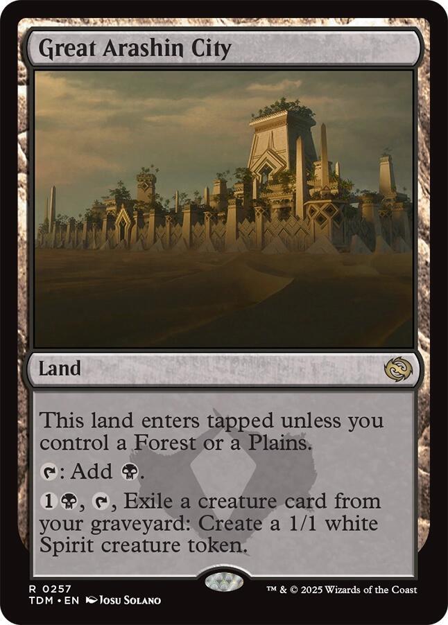 Great Arashin City 257 (Tarkir: Dragonstorm)  | Good Games Modbury