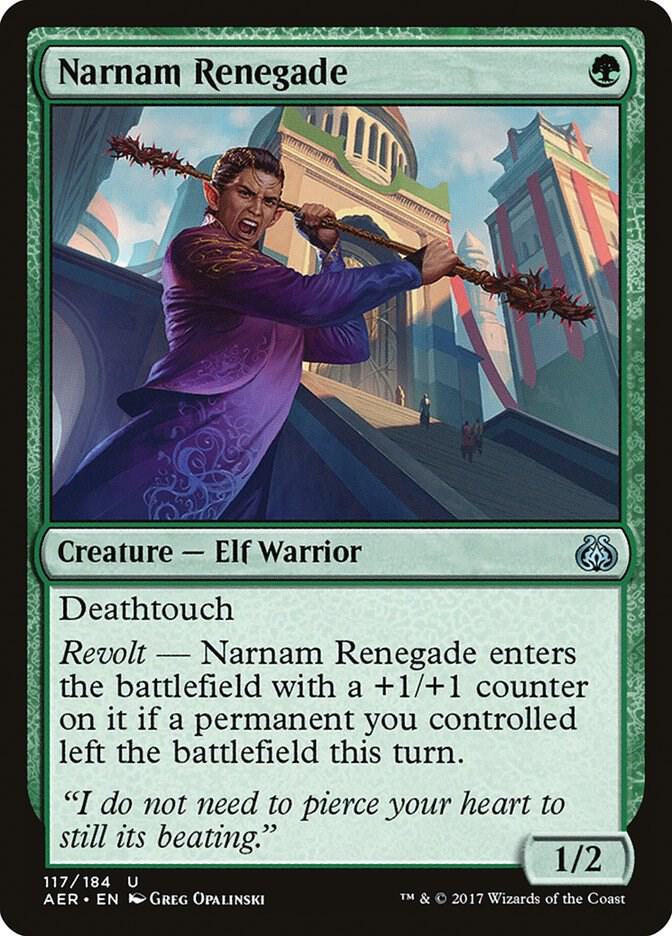 Narnam Renegade 117/184 (Aether Revolt)  - Foil | Good Games Modbury