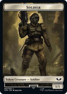 Soldier 002 Zephyrim Double Sided Token 2 // 7 (Universes Beyond: Warhammer 40,000)  | Good Games Modbury