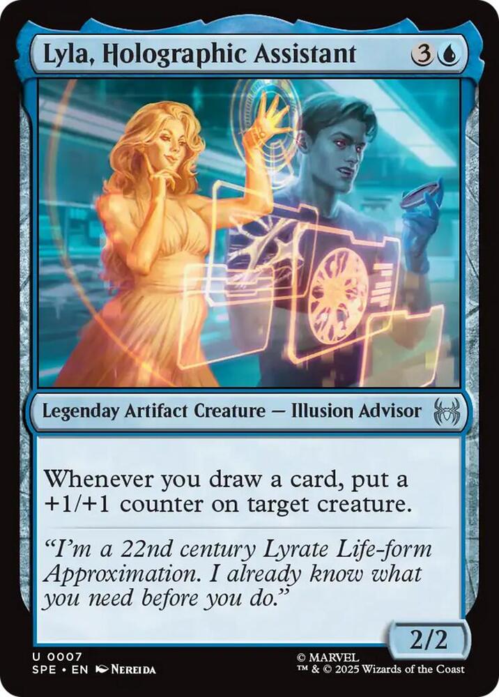 Lyla, Holographic Assistant 7 (Marvel's Spider-Man: Eternal-Legal)  - Foil | Good Games Modbury