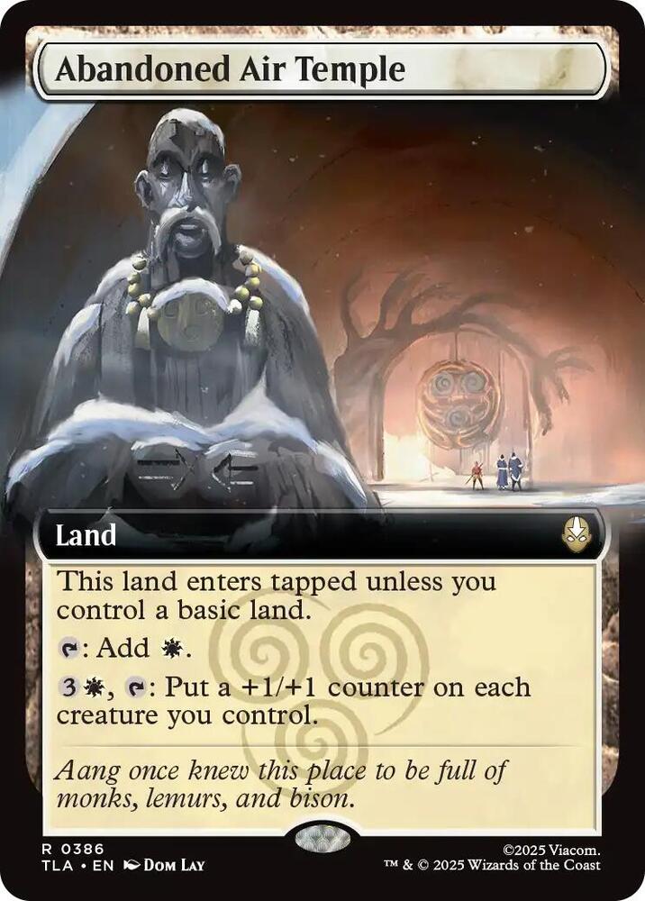 Abandoned Air Temple 386 (Avatar: The Last Airbender)  - Extended Art Foil | Good Games Modbury