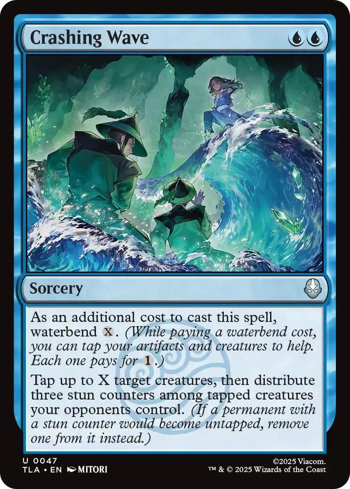 Crashing Wave 47/286 (Avatar: The Last Airbender)  - Foil | Good Games Modbury